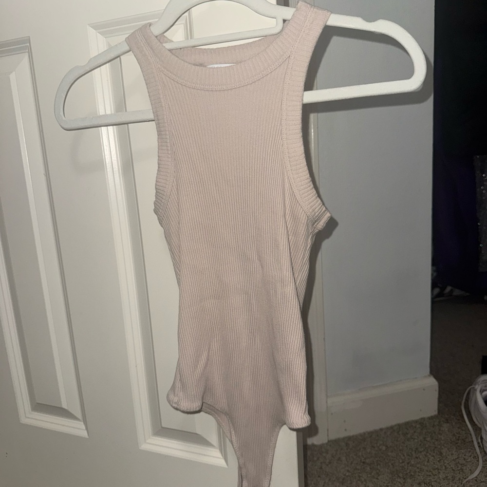 Calvin Klein Jeans Ribbed Sleeveless Bodysuit